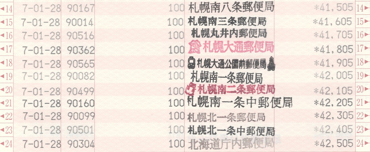 通帳画像